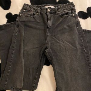 Black Wide Leg Jeans